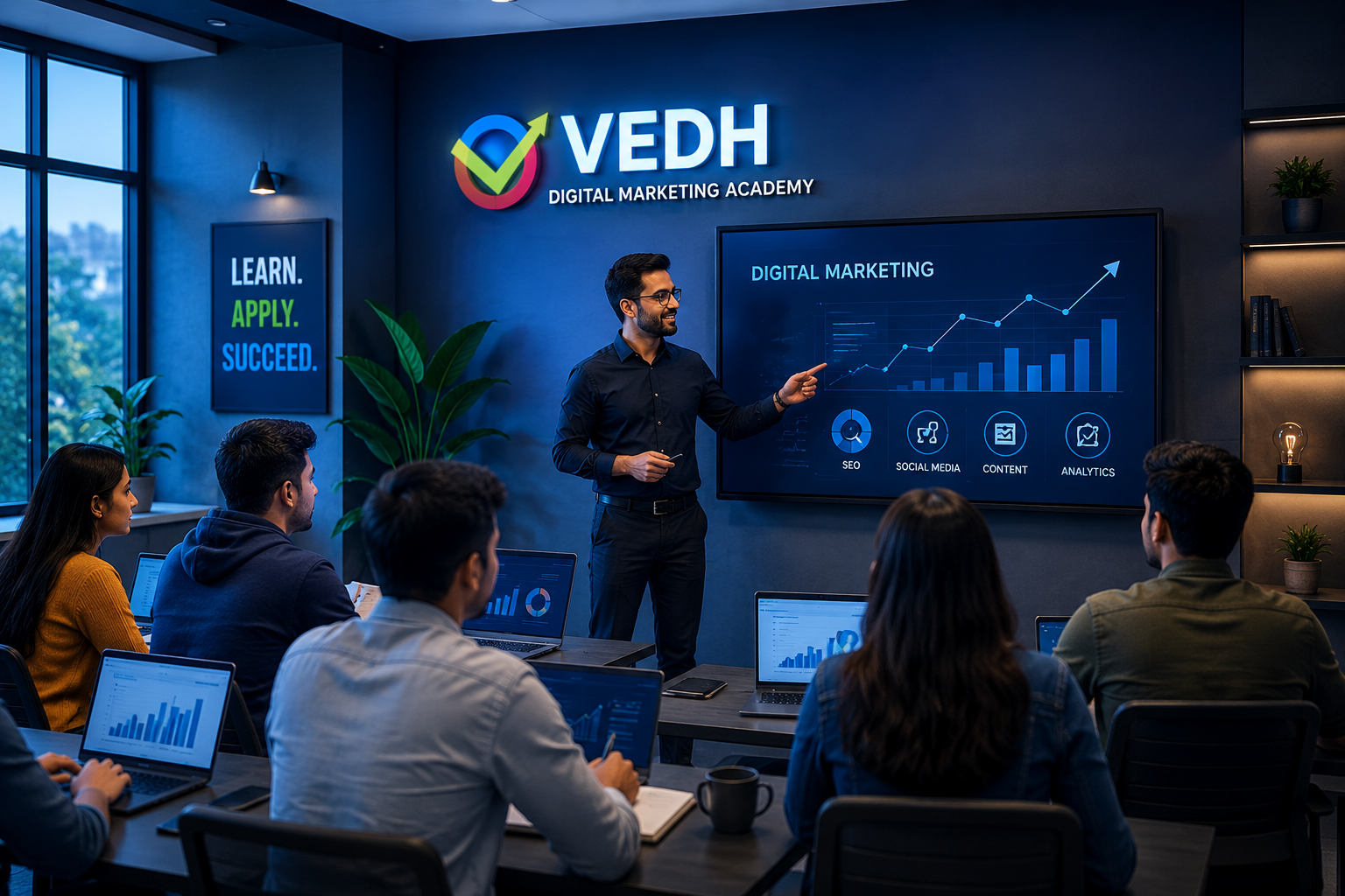 Digital Marketing classroom session